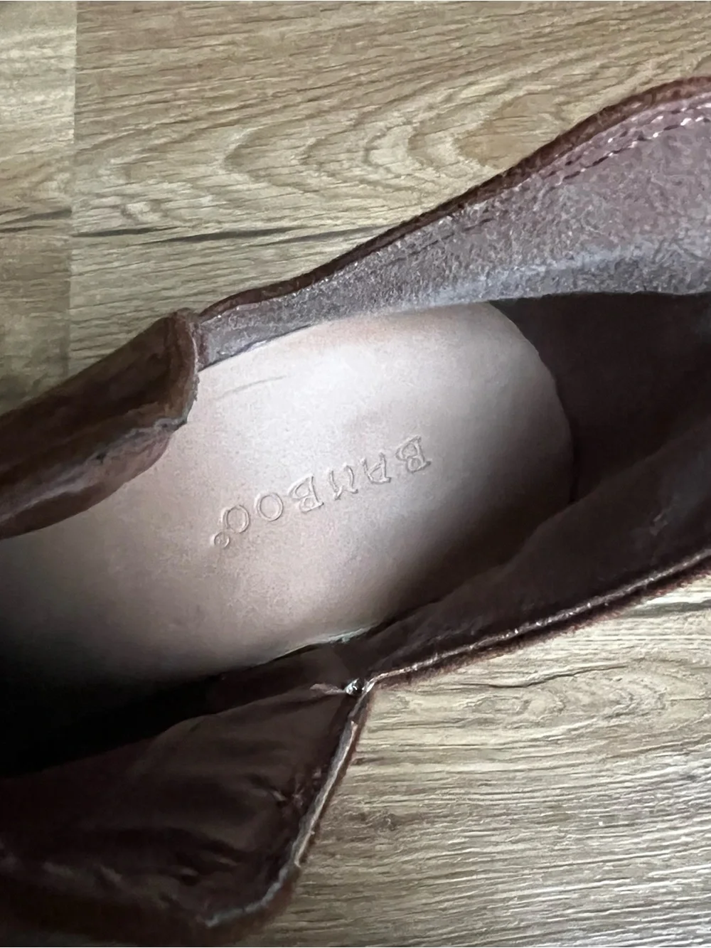 BAMBOO Brown Suede Pointed Toe Ankle Booties – Women’s Size 8